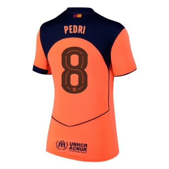 Billige Fotballdrakt Barcelona Pedri Gonzalez #8 Replika Tredjedrakt Dame 2025-26 Kortermet